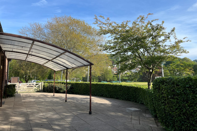 Uplyme Village Hall outdoor area Uplyme Village Hall's outdoor area